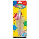 Пензлики акрилові 8 шт. Colorino