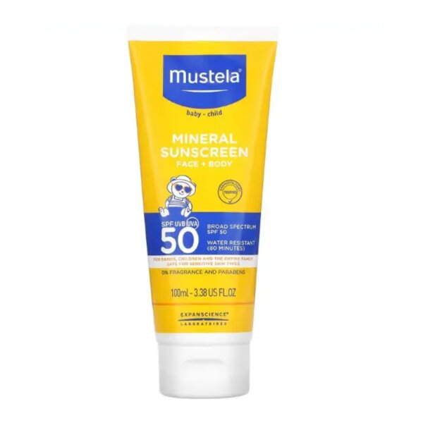 Mustela на мінеральних фільтрах 100 мл.