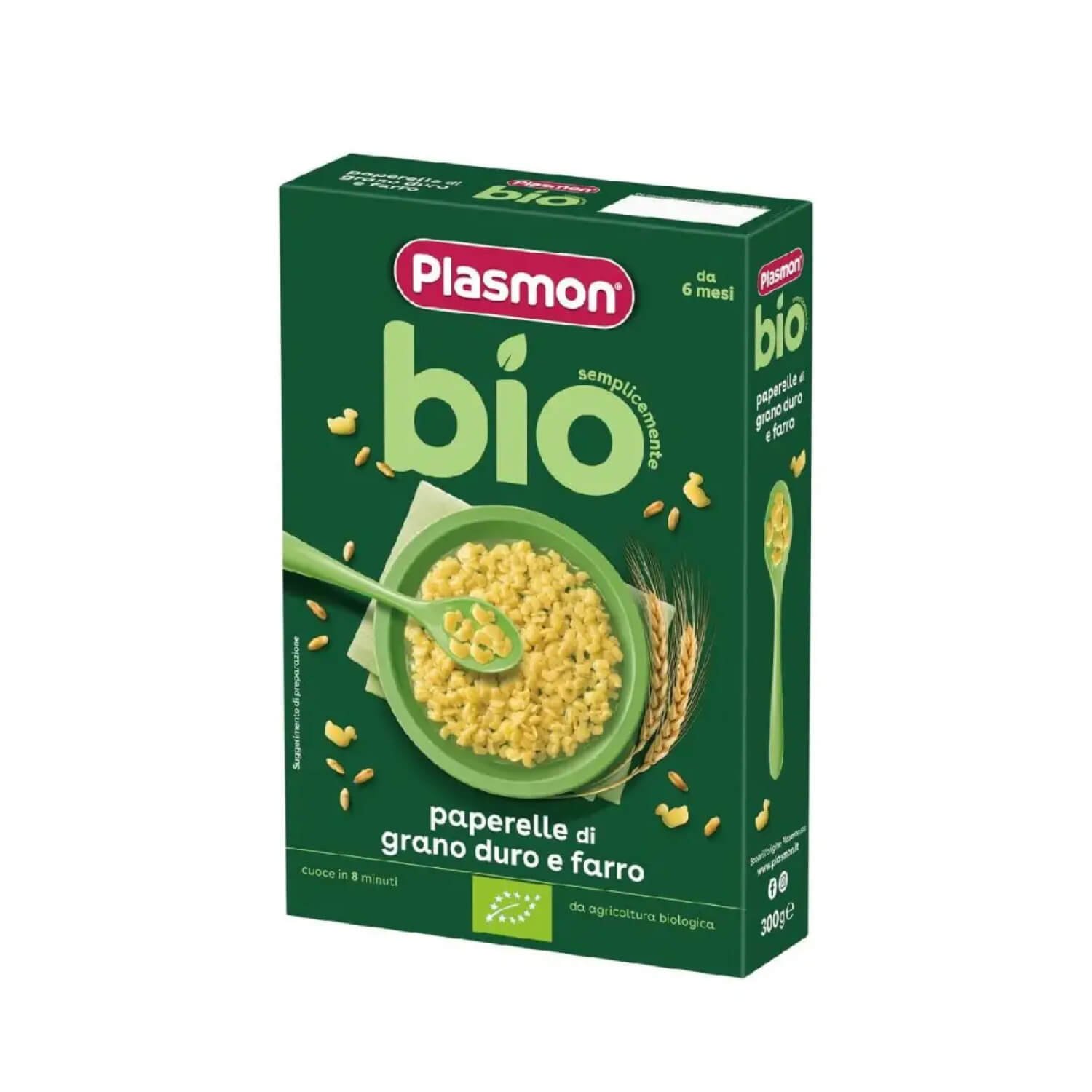 Макарончик Plasmon bio paperelle