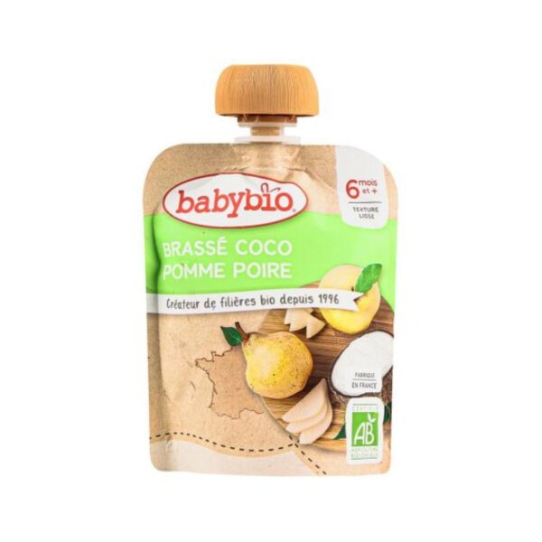 Йогурт Babybio на кокосовому молоці з грушею