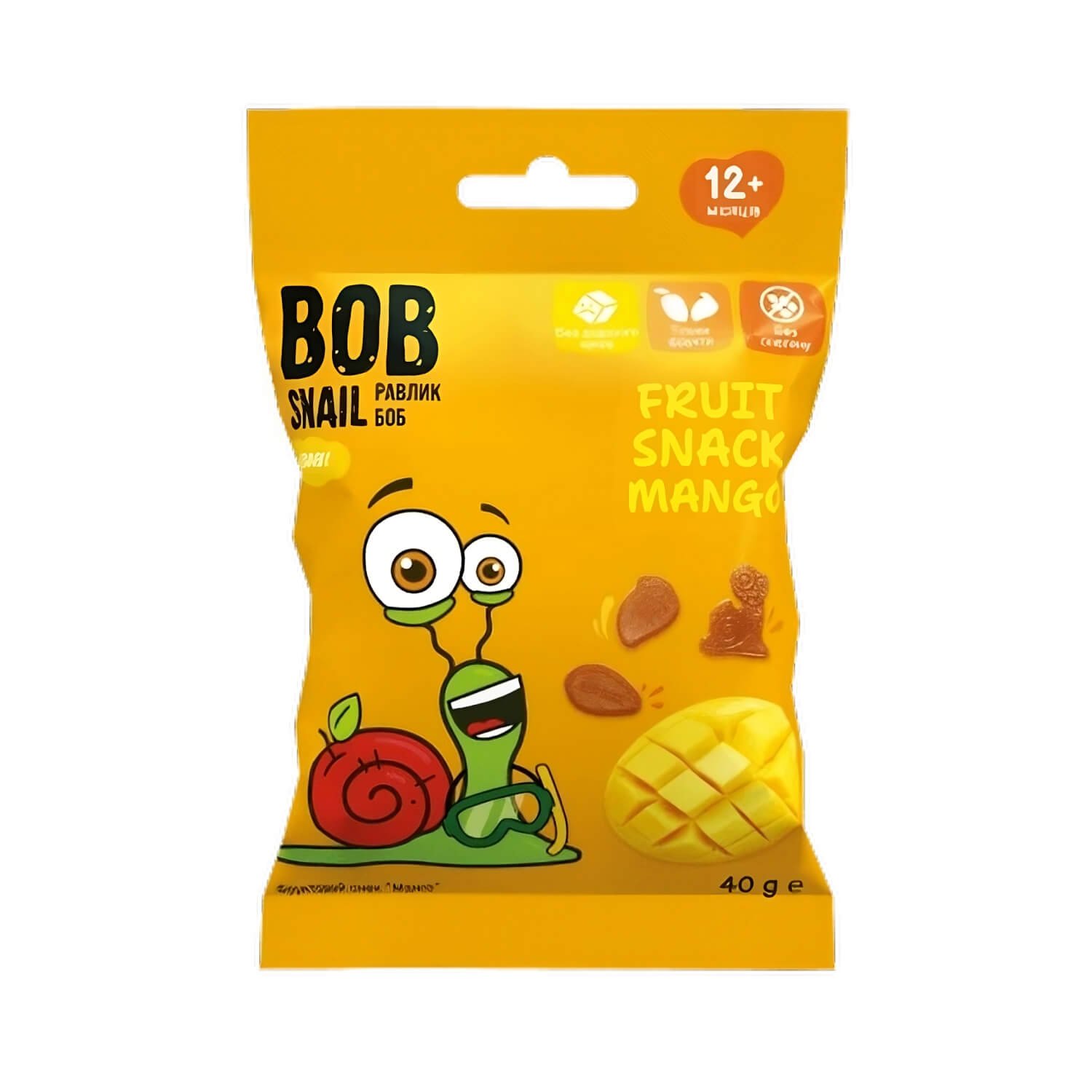 Снеки Bob snail манго 40 гр.