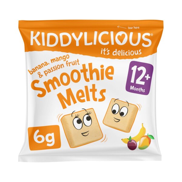 Бізе Kiddylocious банан, манго, маракуя