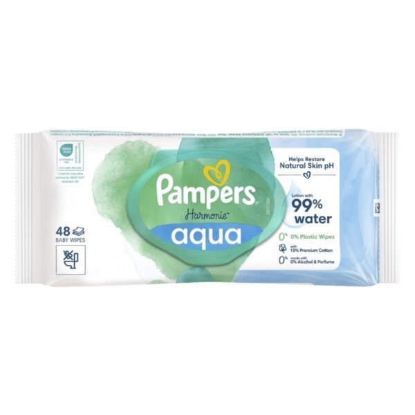 Вологі серветки Pamper’s Harmonie aqua