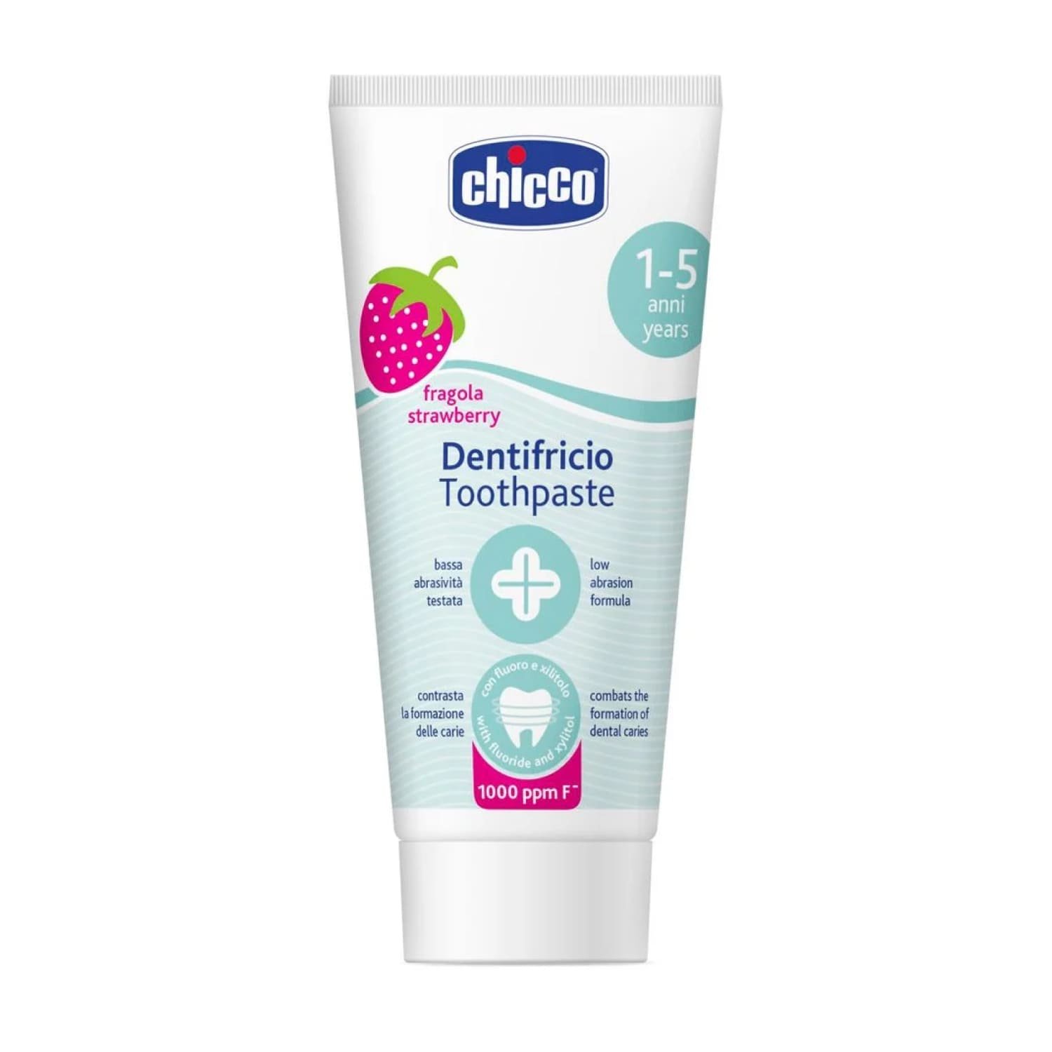 Зубна паста Chicco полуниця з фтором