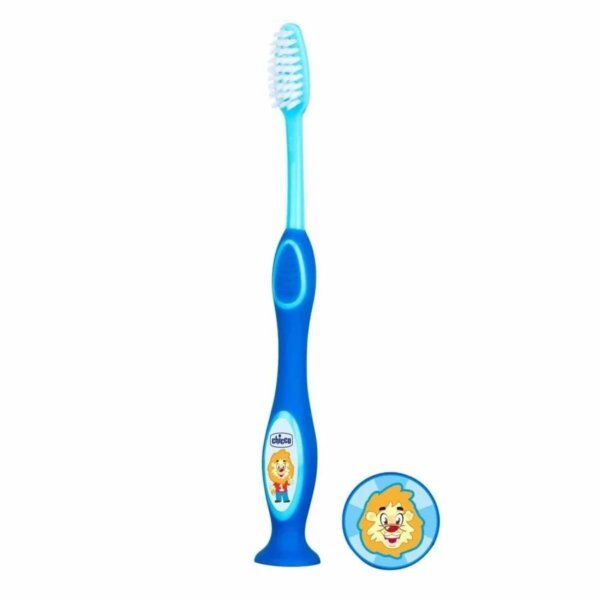 Зубна щітка Chicco 3-6 років синя