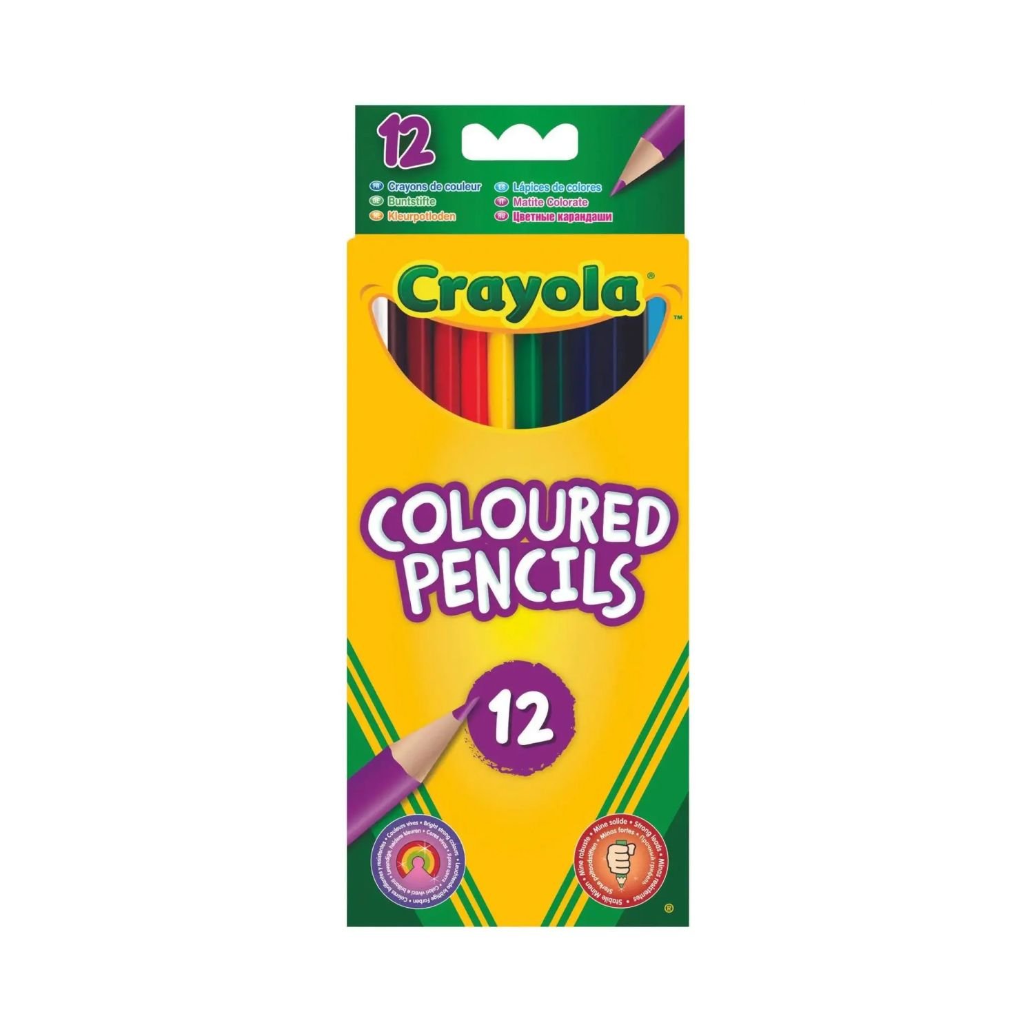 Кольорові олівці Crayola 12 шт.