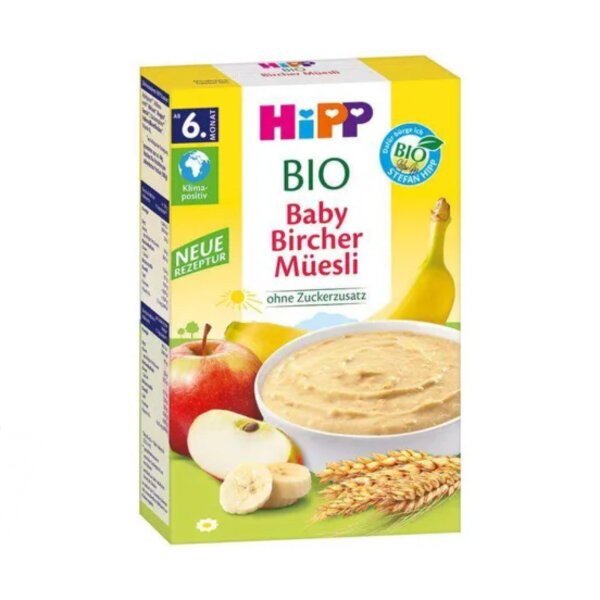 Мюслі Hipp яблуко, банан 6 міс.