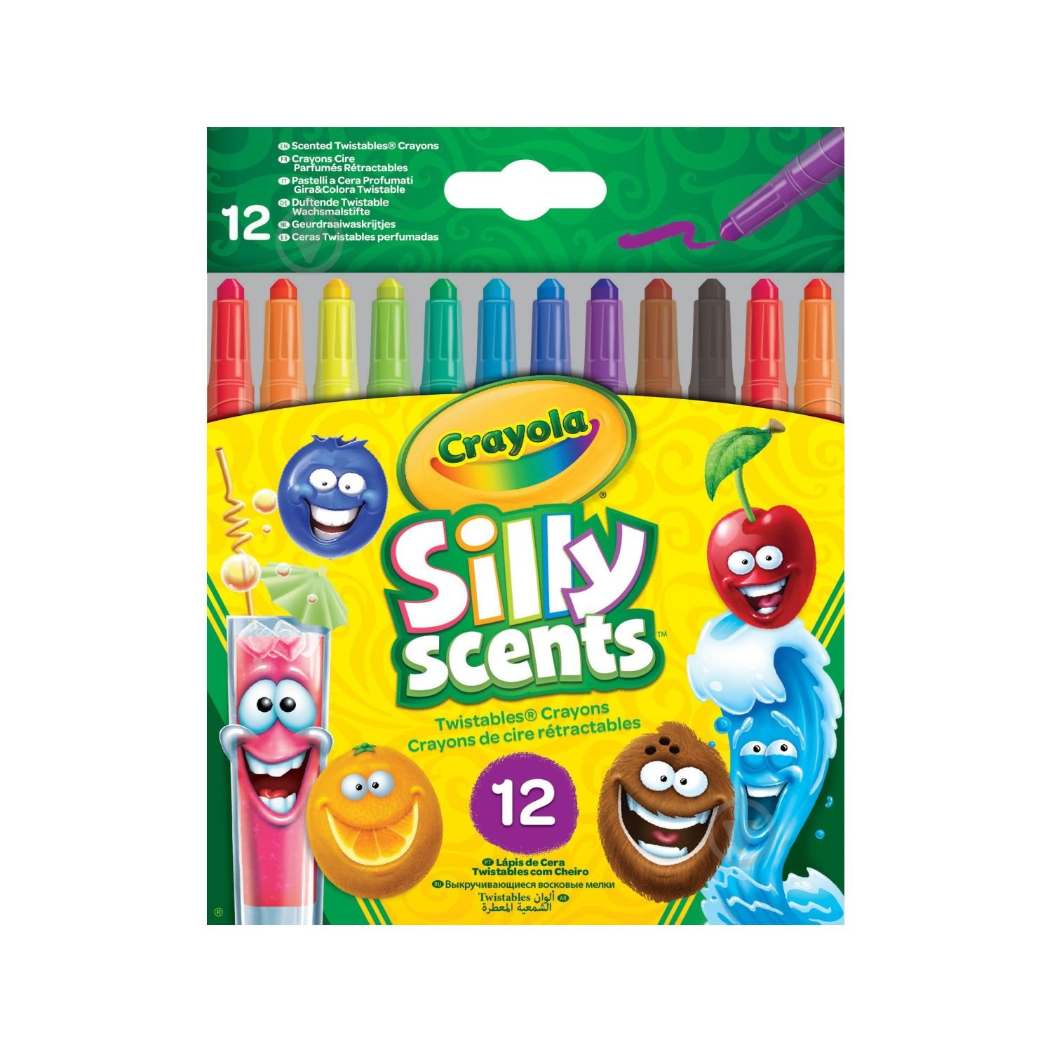 Олівці Crayola Silly з запахом 12 шт.