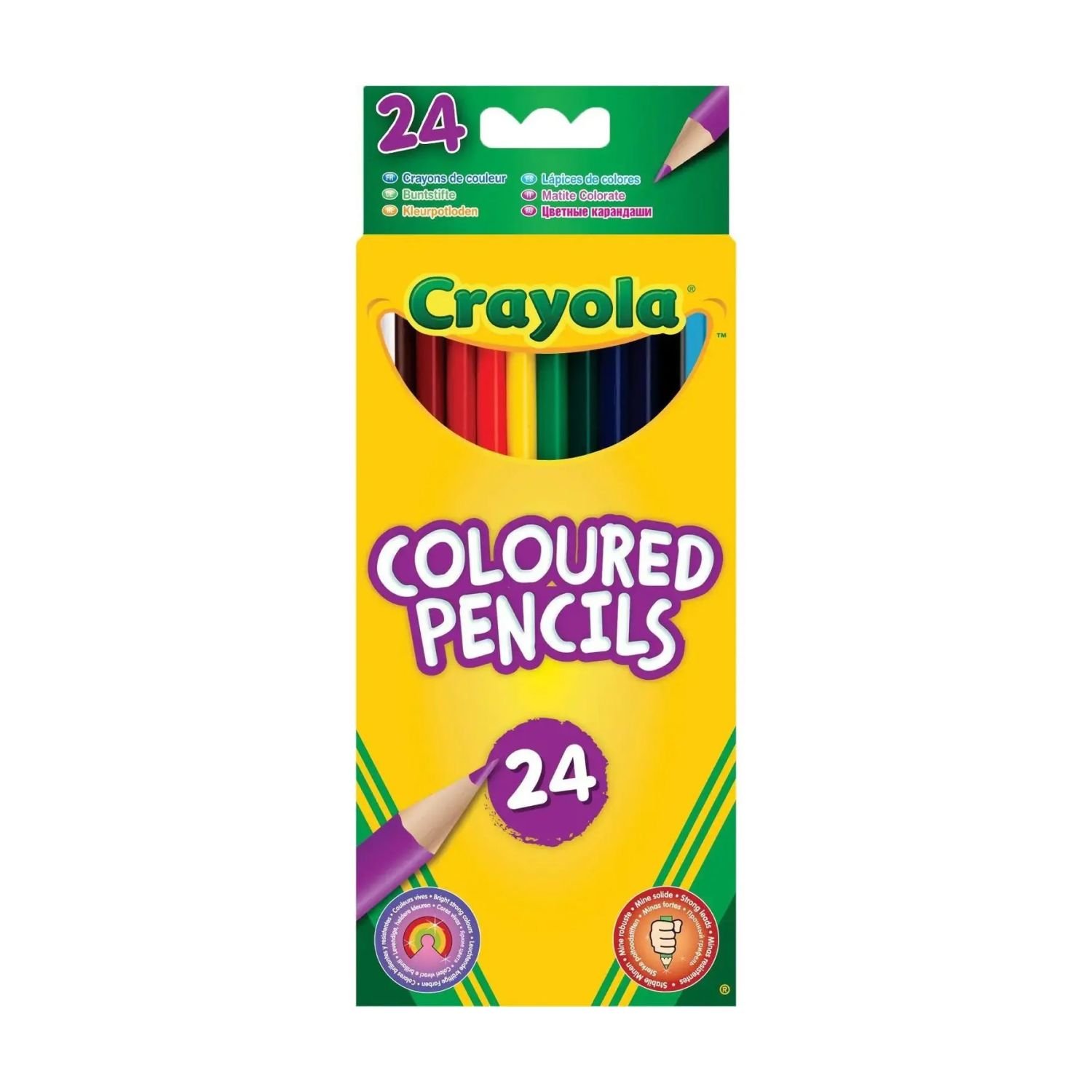 Олівці Crayola кольорові 24 шт.