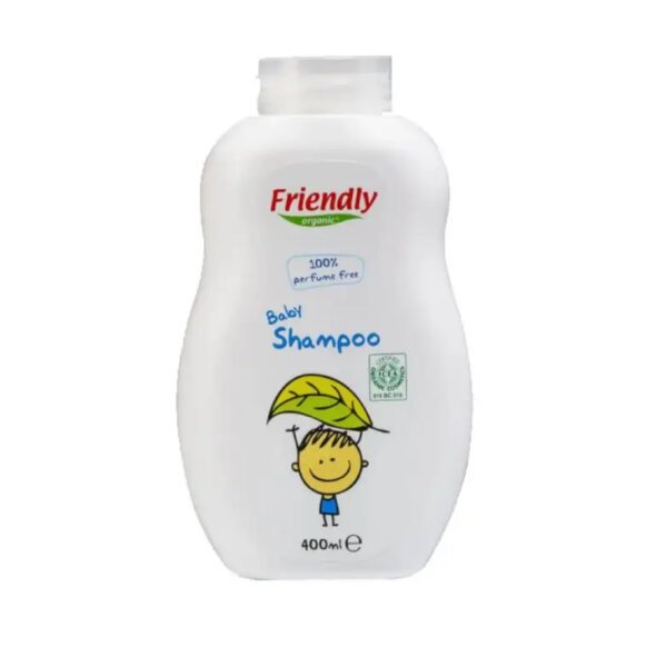 Органічний шампунь та гель 2 в 1 без запаху Friendly Organic