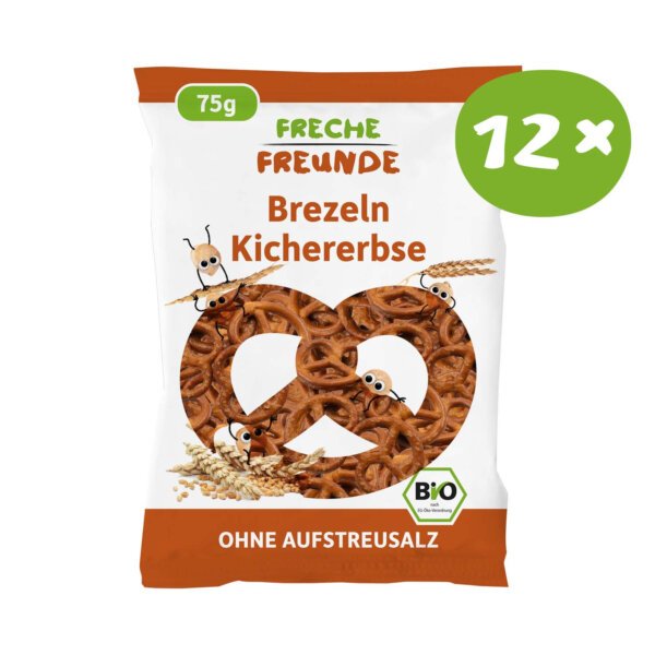 Органічні кренделики з нутом Freche Freunde