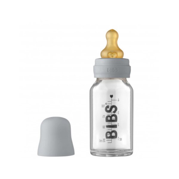 Пляшечка Bibs скло 110 мл. cloud
