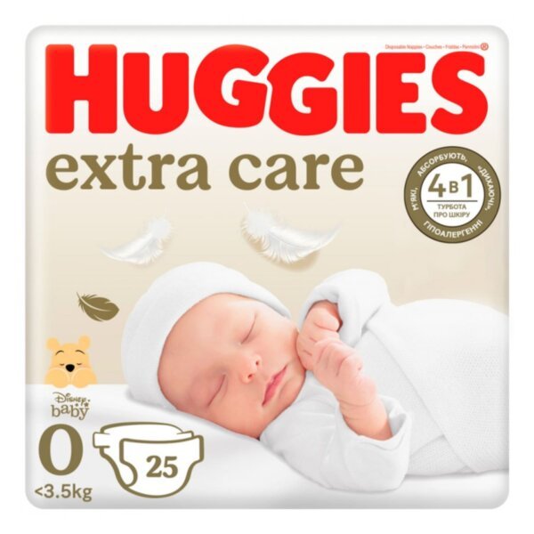Підгузники Huggies 0 розмір