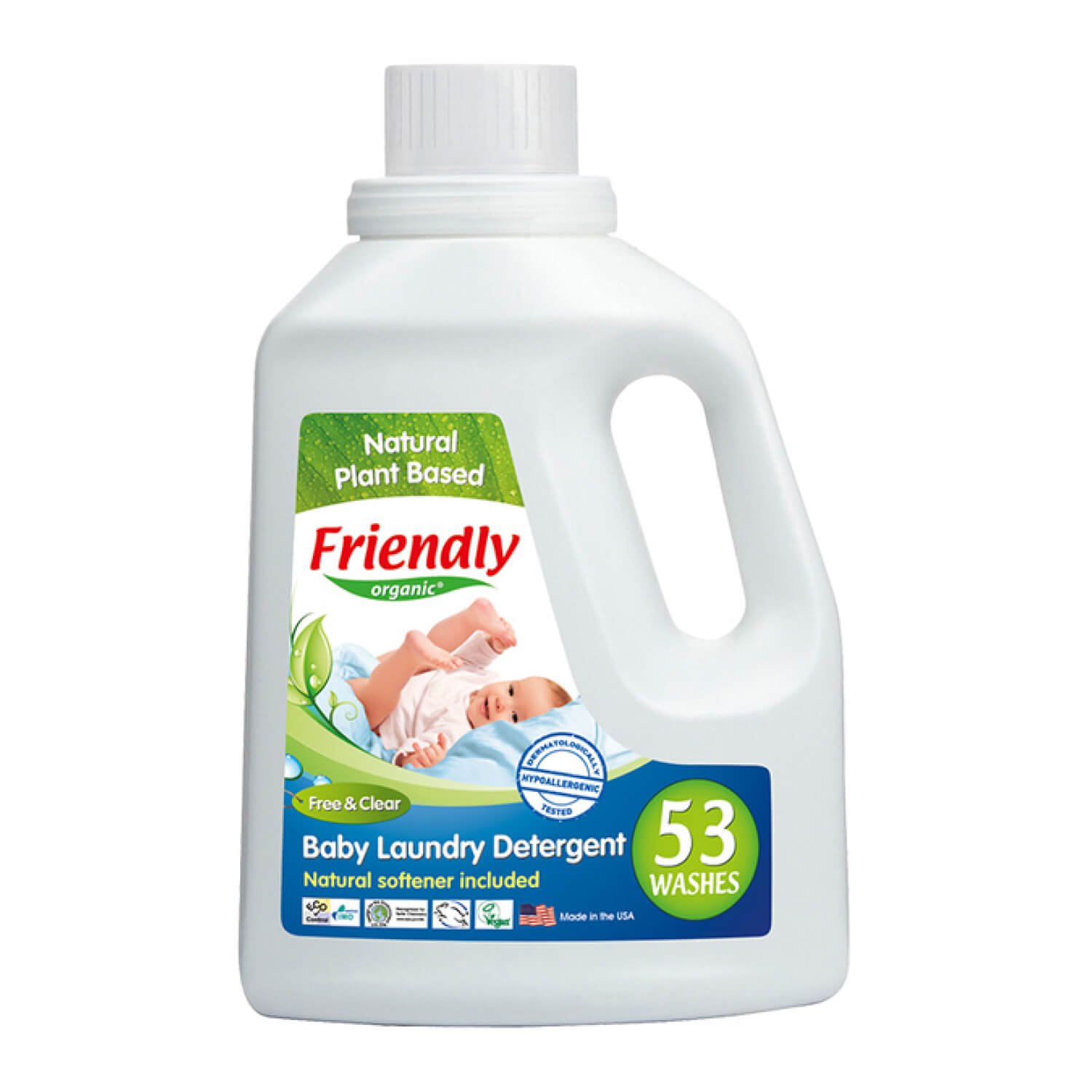 Рідкий порошок Friendly Organic 1,567 л. без запаху