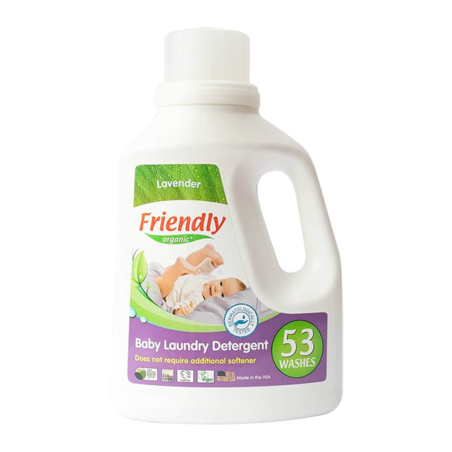 Рідкий порошок Friendly Organic 1,567 л. лаванда