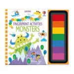 Пальчикова розмальовка Fingerprint activities: monsters