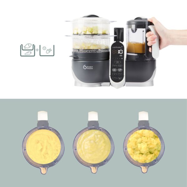 Блендер-пароварка Babymoov Nutribaby+ grey