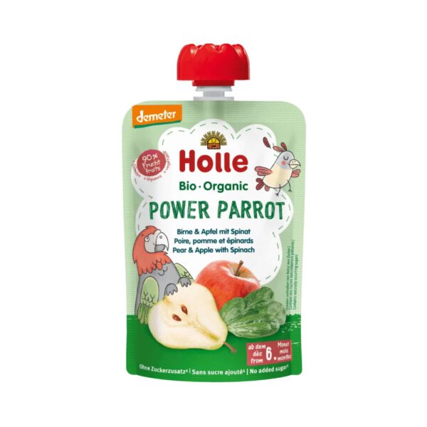 Пюре груша, яблуко та шпинат органічне Holle