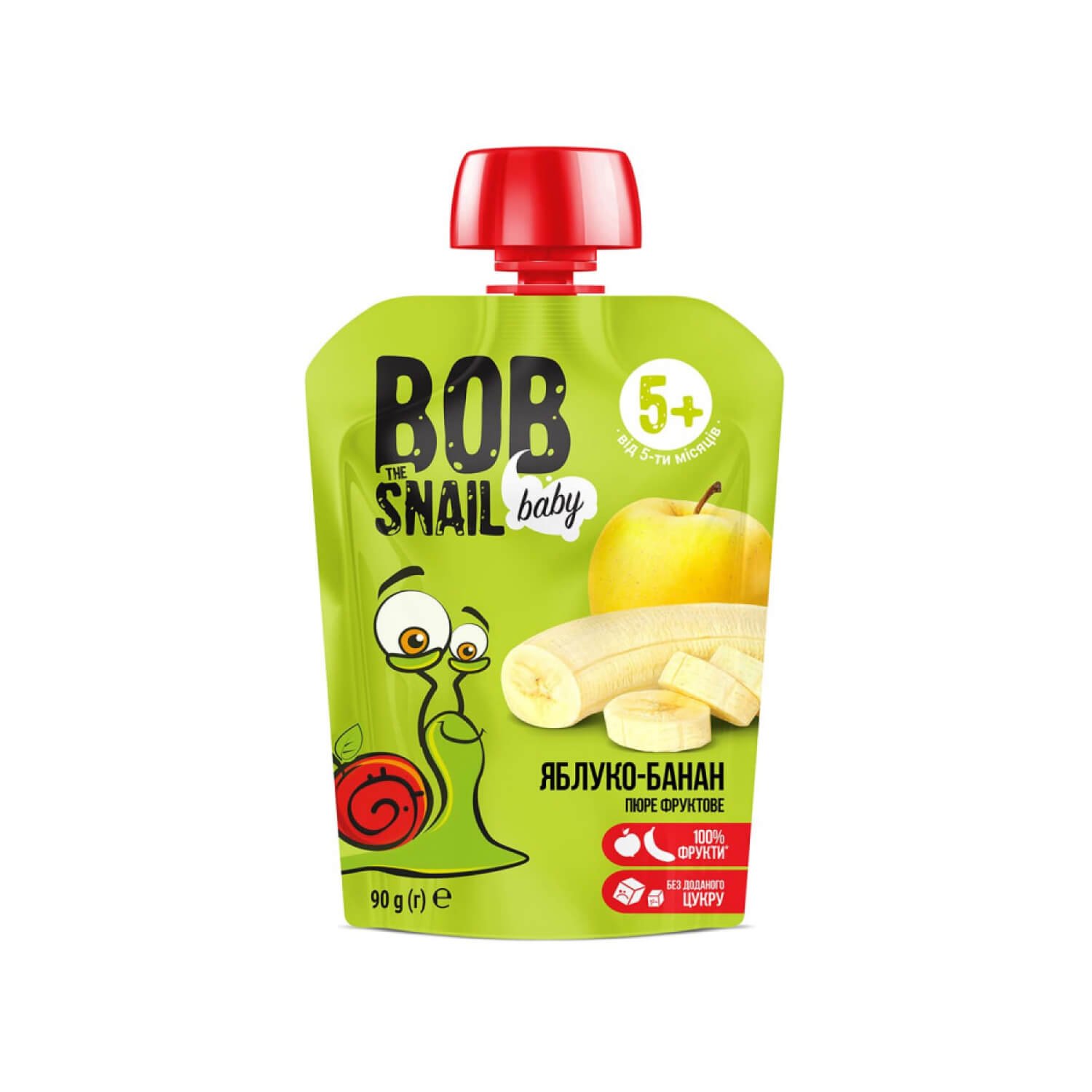 Пюре яблуко-банан Bob Snail