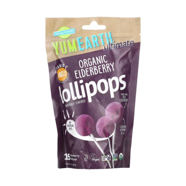Цукерки Yumearth organic elderberry 15 шт.