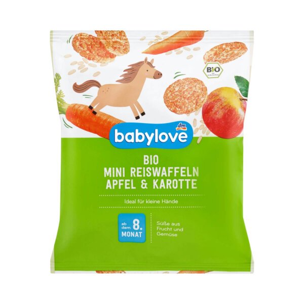 Рисові хлібці Babylove з яблуком та морквою