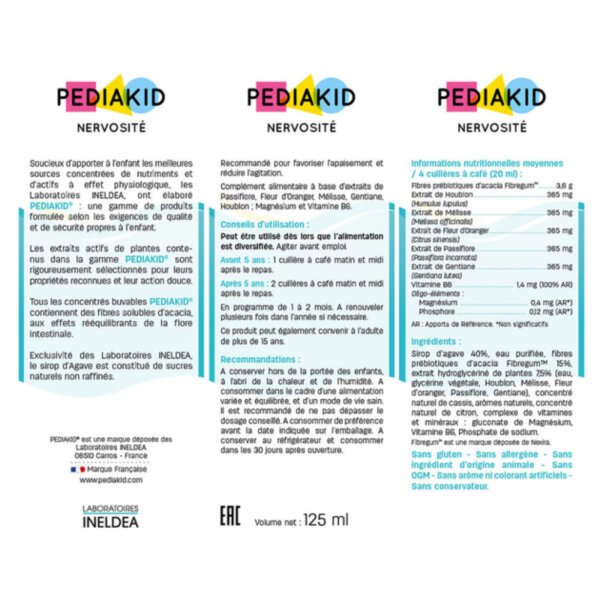 Вітаміни нервозність Pediakid сироп