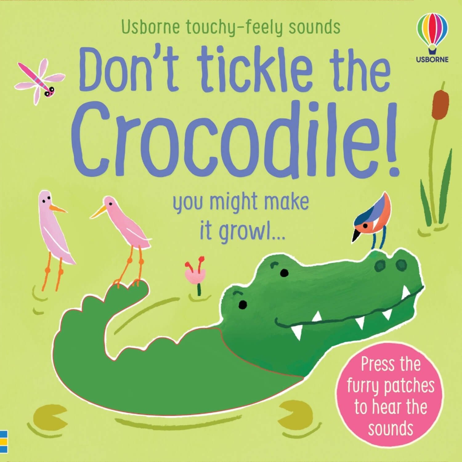 Книга тактильна зі звуками Don`t tickle the Crocodile!