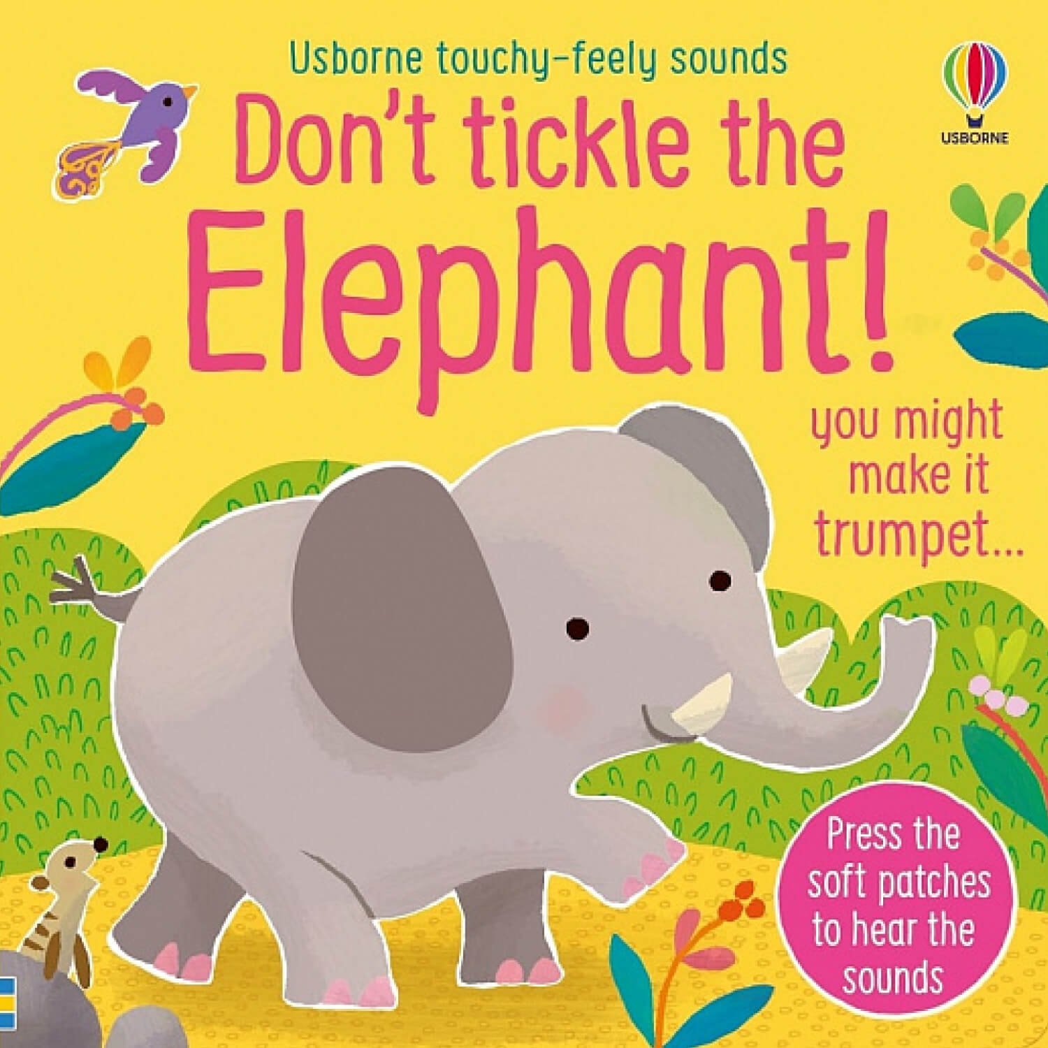 Книга тактильна зі звуками Don`t tickle the Elephant!