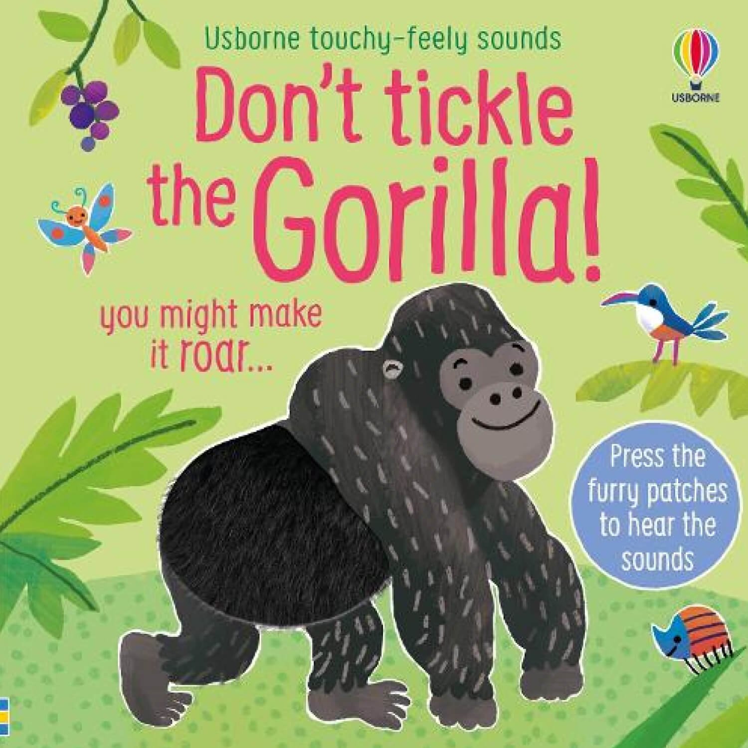 Книга тактильна зі звуками Don`t tickle the Gorilla!