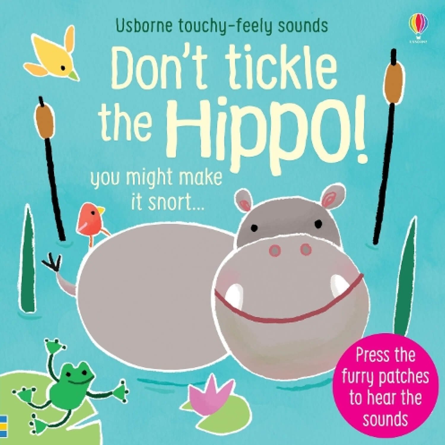 Книга тактильна зі звуками Don`t tickle the Hippo!