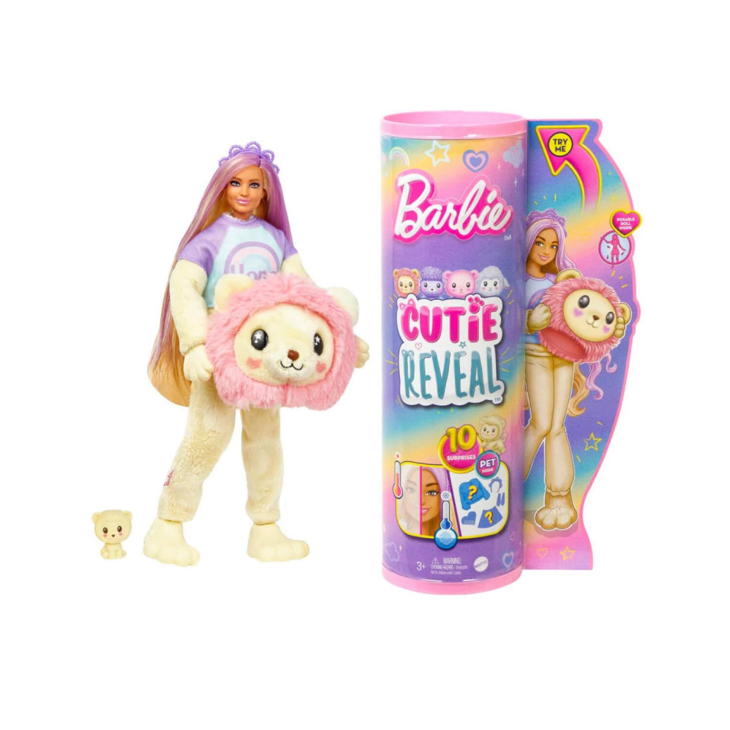 Лялька Barbie Cutie Reveal левчик